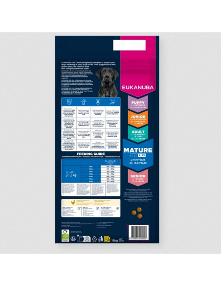 Eukanuba Mature & Senior Large Breed Frango 12Kg