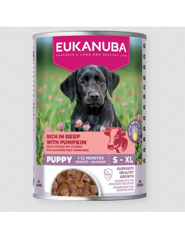 Eukanuba Cão Húmidos Puppy Carne de Vaca com Abóbora