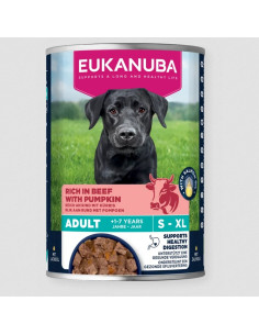 Eukanuba Cão Húmidos Adulto Carne de Vaca com Abóbora