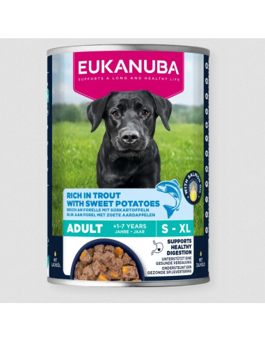 Eukanuba Cão Húmidos Adulto Truta com Batata Doce