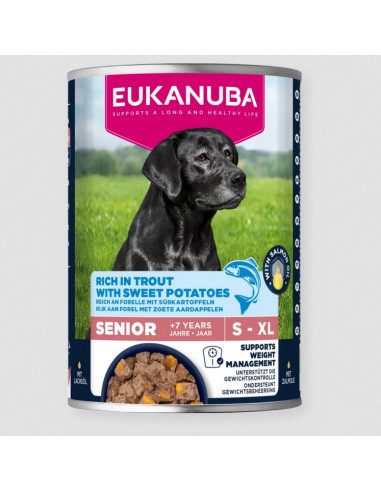 Eukanuba Cão Húmidos Sénior Truta com Batata Doce