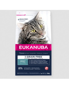 Eukanuba Gato Adulto Grain Free Salmão