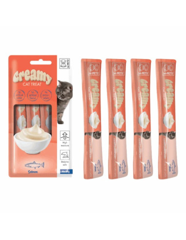 Creamy Snacks Gato com Salmão 60gr (4x15gr)