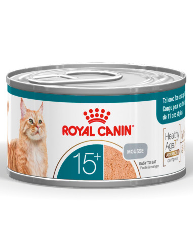 Royal Canin Ageing +15 (Mousse), Gatos, Húmidos, Sénior, Alimento