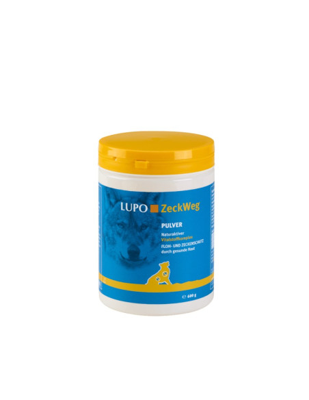 Suplemento Lupo Zeckweg em pó Antiparasitário Natural Interno para Cães