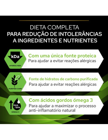 Purina Pro Plan VET Cão e Gato Húmidos HA Hypoallergenic 12x400gr