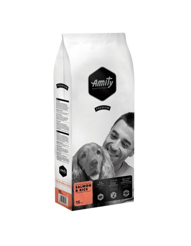 Amity Cão Premium Salmão e Arroz
