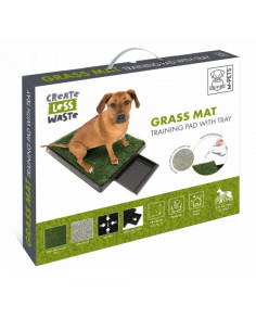 M-Pets Puppy Pad Grass Com Tabuleiro 58x46cm