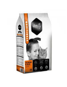 Amity Gato Premium Esterilizado Salmão e Arroz