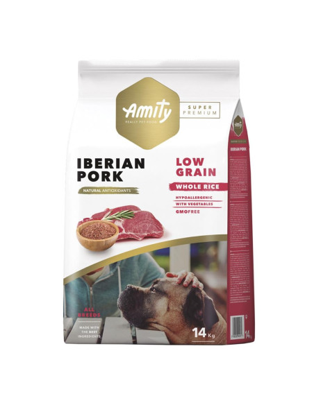 Amity Cão Super Premium (Low Grain) Adulto Porco Ibérico