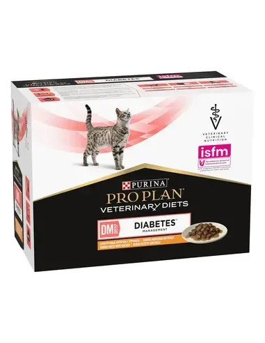 Purina Pro Plan VET Gato Húmidos DM Diabetes 10x85gr