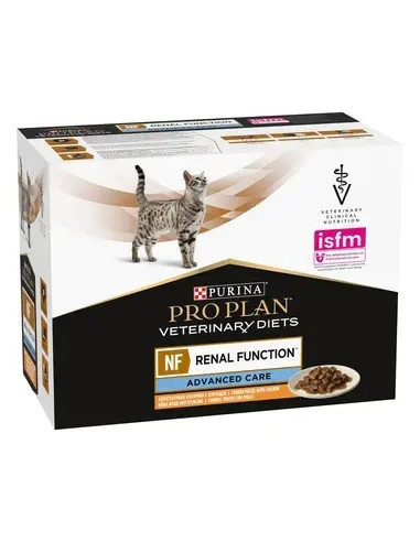 Purina Pro Plan VET Gato Húmidos NF Renal Fuction Advanced Care Frango 10x85gr