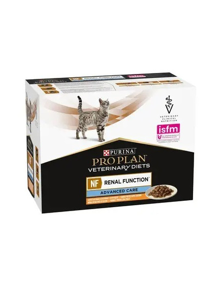 Purina Pro Plan VET Gato Húmidos NF Renal Fuction Advanced Care Frango 10x85gr