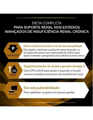 Purina Pro Plan VET Gato Húmidos NF Renal Fuction Advanced Care Frango 10x85gr
