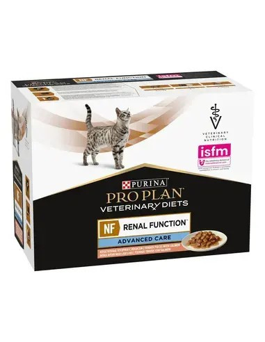Purina Pro Plan VET Gato Húmidos NF Renal Fuction Advanced Care Salmão 10x85gr