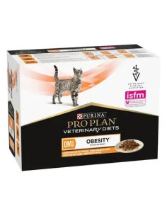 Purina Pro Plan VET Gato Húmidos OM Obesity Management Frango 10x85gr