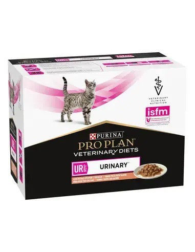 Purina Pro Plan VET Gato Húmidos UR Urinary Salmão 10x85gr
