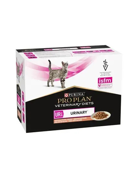 Purina Pro Plan VET Gato Húmidos UR Urinary Salmão 10x85gr