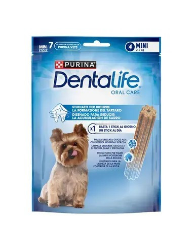 Purina Cão DentaLife Snacks Mini 2-7kg (7 sticks)