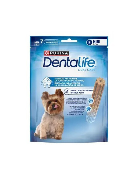 Purina Cão DentaLife Snacks Mini 2-7kg (7 sticks)