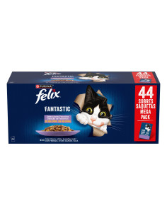 Purina Gatos Húmidos Felix Fantastic Mix PACK JUMBO 44x85gr