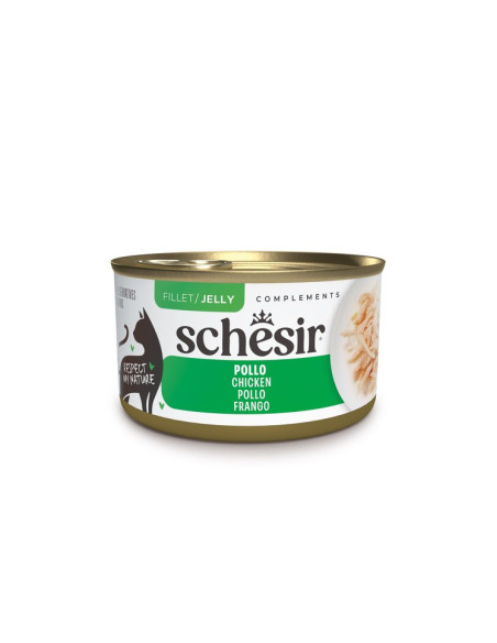 Schesir Gatos Húmidos Filetes de Frango 85gr