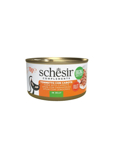 Schesir Gato Húmidos in jelly Atum com Cenoura
