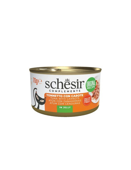 Schesir Gato Húmidos in jelly Atum com Cenoura