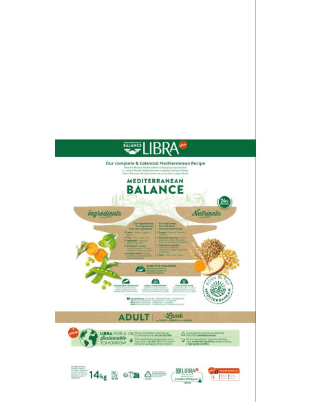 Libra Cão Adult Borrego 15Kg