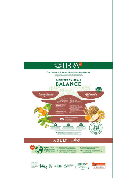 Libra Cão Adult Vaca 15Kg