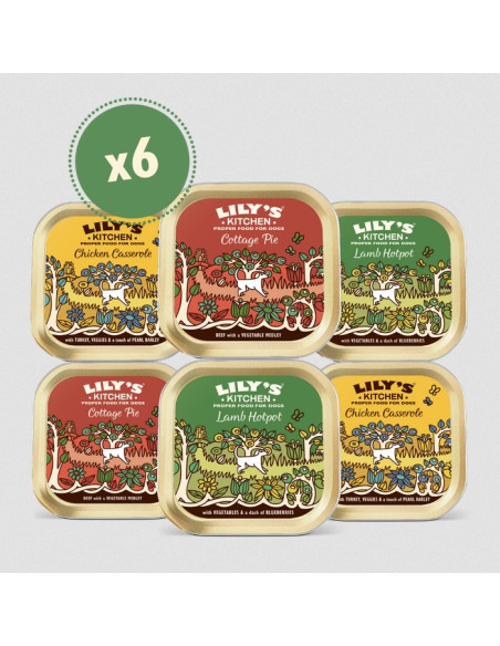 Lily's Kitchen Cão Húmidos Classic Dinners Multipack 6x150gr