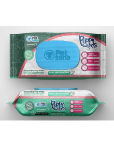 Dapac PetSana Toalhitas de Limpeza Aloe Vera p/ Cão 50 uni.