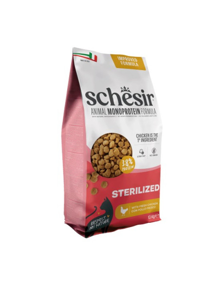 Schesir Esterlizado Light Gatos 1,5Kg Dry Line (Linha Seca)