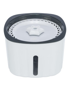 Trixie Bebedouro/Fonte "FLOWER" - 2Lt - Branco/Cinza (TX24446)