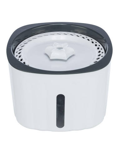 Trixie Bebedouro/Fonte "FLOWER" - 2Lt - Branco/Cinza (TX24446)