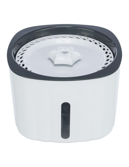 Trixie Bebedouro/Fonte "FLOWER" - 2Lt - Branco/Cinza (TX24446)