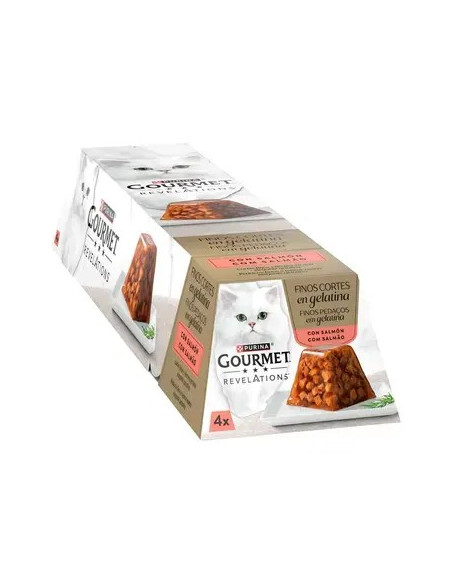 GOURMET Revelations Finos Pedaços em Gelatina com Salmão