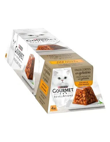 GOURMET Revelations Finos Pedaços em Gelatina com Frango