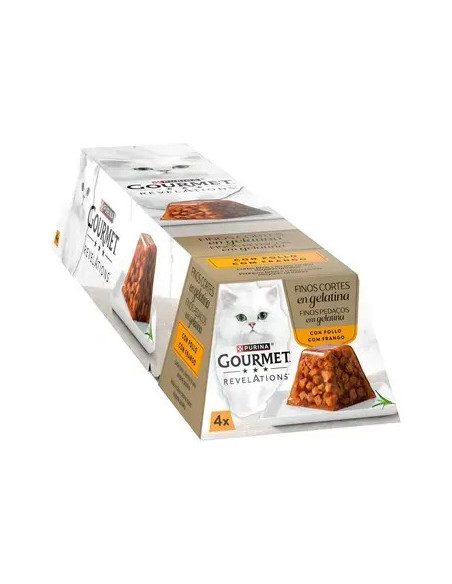 GOURMET Revelations Finos Pedaços em Gelatina com Frango