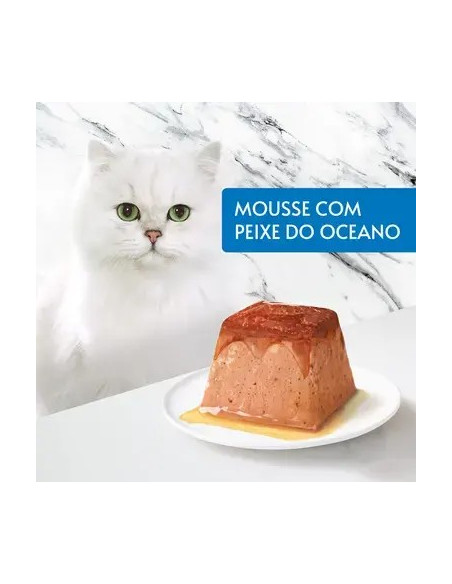 GOURMET Revelations Mousse com Peixe do Oceano e uma cascata de molho