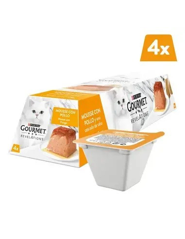 GOURMET Revelations Mousse com Frango e cascata de molho Frango 4x57gr