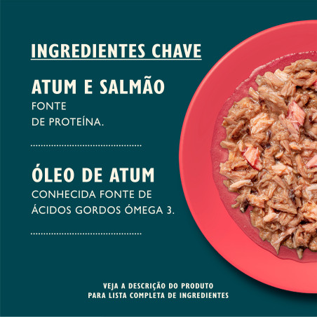 Lily´s Kitchen Gato Húmidos Shredded Fillets in Broth Tuna with Salmon
