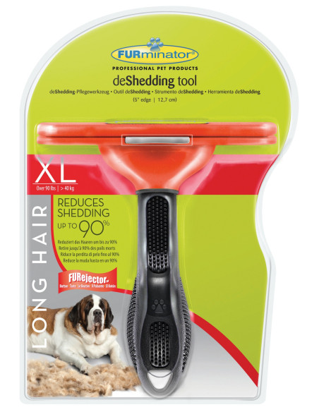 Furminator Escova Cães Gigantes Pêlo Longo ( + 5cm) - XL