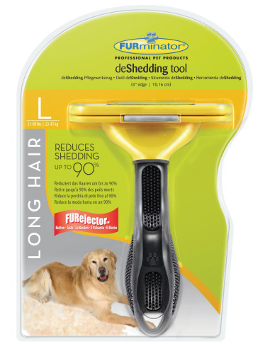 Furminator Escova Cães Raça Grande Pêlo Longo ( + 5cm) - L