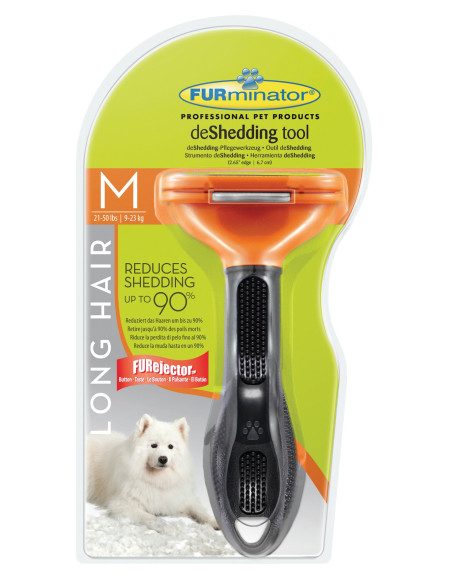 Furminator Escova Cães Raça Média Pêlo Curto ( - 5cm) - M