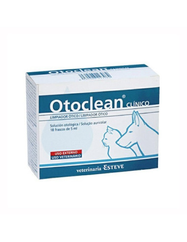 Otoclean - Limpeza de Ouvidos Cães e Gatos 18X5ml