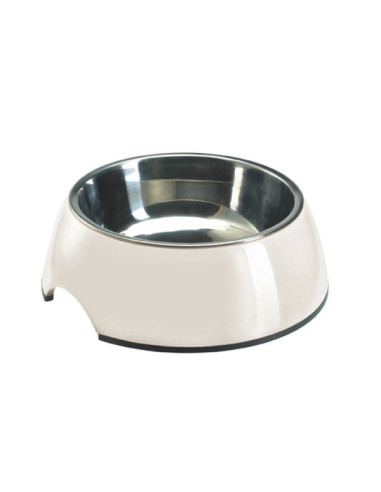 Alimentador/Bebedouro Hunter Melamina/Inox Branco - XL (1400ml)