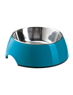 Alimentador/Bebedouro Hunter Melamina/Inox Azul - L (700ml)
