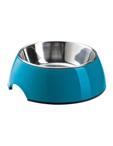 Alimentador/Bebedouro Hunter Melamina/Inox Azul - L (700ml)