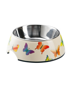 Alimentador/Bebedouro Hunter Melamina/Inox com Borboletas M - (350ml)